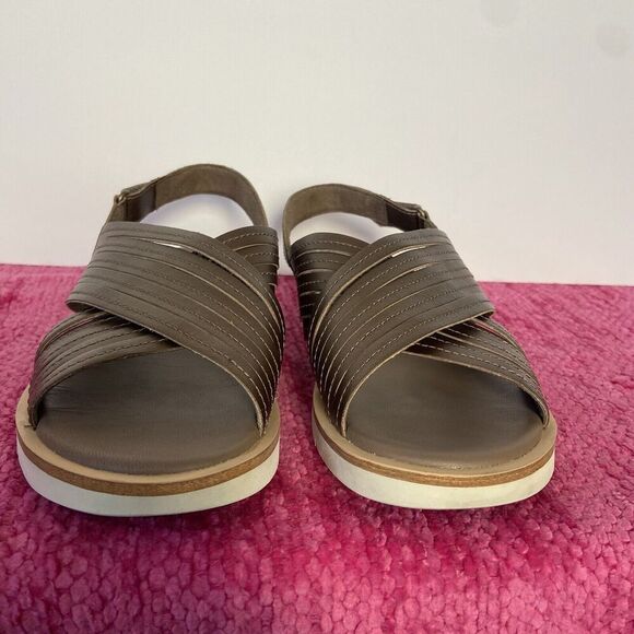 Timberland Adley Shore Ankle Strap Leather Sandals Bronze Size 7 - Picture 3 of 11